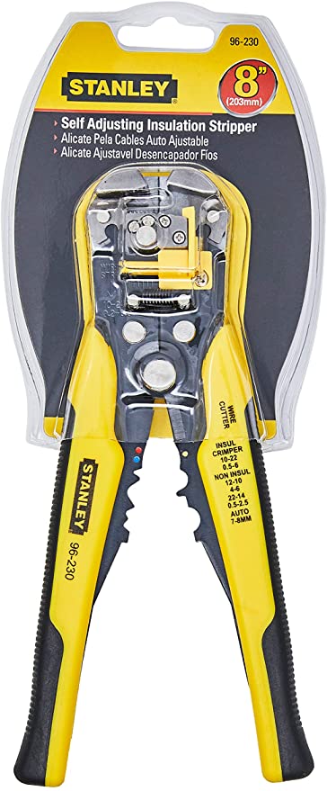 Alicate Automático Ajust. Desencapador e Crimpador STANLEY 8" 96-230 - Imagem 2