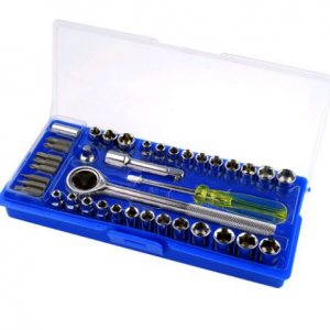 Jogo de Soquetes e Bits Starfer 3/8" 40 Peças 03517837
