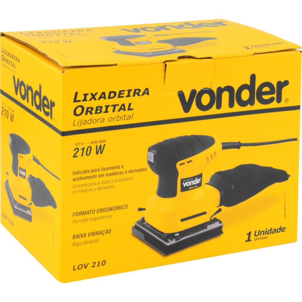 Lixadeira Orbital Vonder LOV 210 127V 210W - Imagem 2