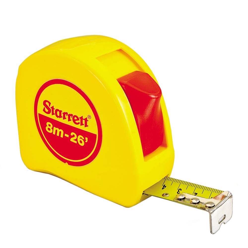 Trena de Bolso Starrett Amarela 8 Metros - Imagem 2