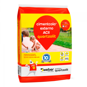 Argamassa Cimentcola Quartzolit AC-II Externa 20kg