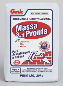Massa Pronta 3 em 1 Minercola 20kg